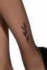 Gatta Rajstopy Tattoo 28 czarne plus